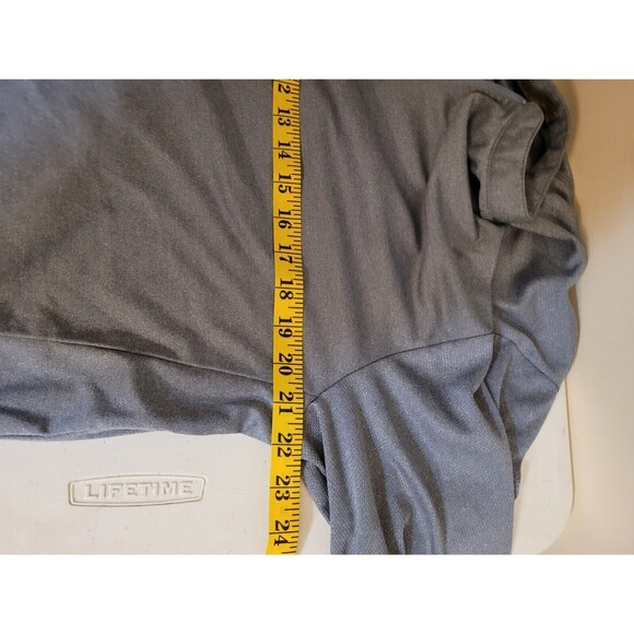 Mcdonalds Shirt Womens Large Gray Active Fit Raglan Sleeve Employee Top(E17) - Picture 7 of 8